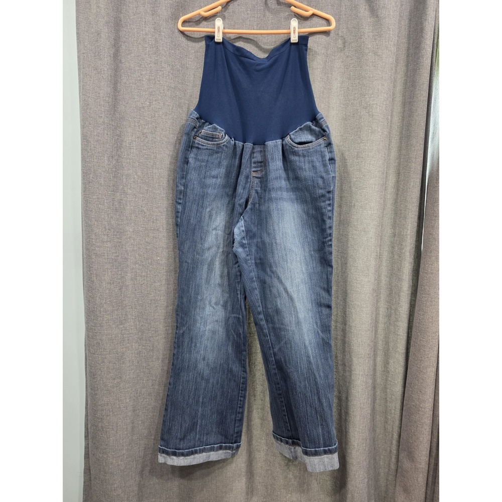 Motherhood Maternity Super Stretch XL Full Panel Bootcut Jeans Medium Wash